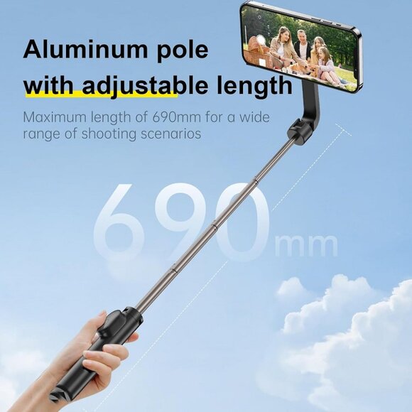 TELESIN MagSafe Selfie Stick Monopod & Tripod with Remote iPhone & Smartphones - Picture 12 of 12